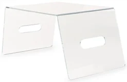 Acrylic Monitor Riser, 16.5" X 11.75" Surface, 9.5" Height – Clear -UZI Business Furniture Shop lrcac1 .ra2 preview