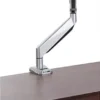 Desktop Monitor Stand With Articulating Arm, Fits 10"-32" Screen - Silver