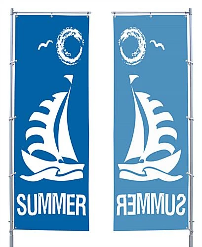 31 X 94-Inch Flag With Custom 1 Color Printing, Single-sided 1 31 X 94-Inch Flag With Custom 1 Color Printing, Single-sided