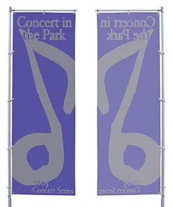 31 X 94-Inch Flag With Custom 2 Color Printing, Single-sided