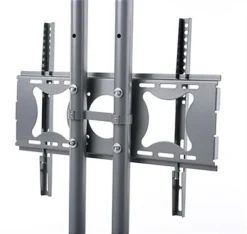 TV Stand With Adjustable Shelf, Fits Monitors 32 To 50", Locking Wheels – Silver -UZI Business Furniture Shop lttvs325sv.ra3 preview