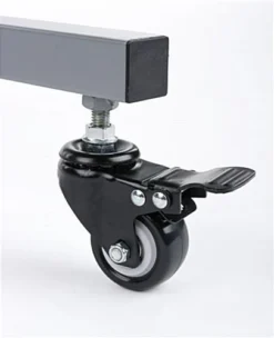 TV Stand With Adjustable Shelf, Fits Monitors 32 To 50", Locking Wheels – Silver -UZI Business Furniture Shop lttvs325sv.ra5 preview