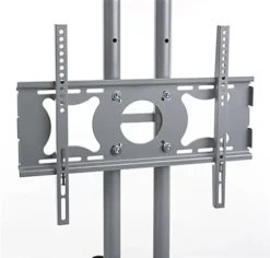 TV Stand With Adjustable Shelf, Fits Monitors 32 To 50", Locking Wheels – Silver -UZI Business Furniture Shop lttvs325sv.ra6 preview