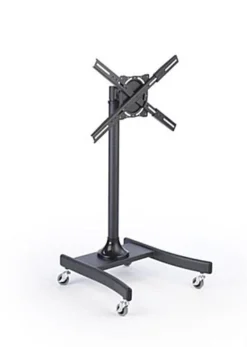 TV Stand With Wheels, Fits Monitors 32-47", Height-Adjustable – Black -UZI Business Furniture Shop mb842blk.ra1 preview