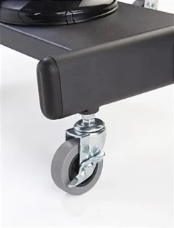 TV Stand With Wheels, Fits Monitors 32-47", Height-Adjustable – Black -UZI Business Furniture Shop mb842blk.ra5 preview