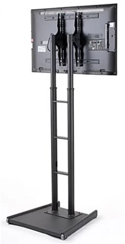 TV Stand For Windows, Fits Screens 32 To 65", Adjustable Height, Weighted - Black -UZI Business Furniture Shop mbcntrwtbk.ra3 preview