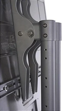 TV Stand For Windows, Fits Screens 32 To 65", Adjustable Height, Weighted - Black -UZI Business Furniture Shop mbcntrwtbk.ra4 preview