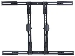 Dual Monitor LCD Stand With Double Mounting Brackets -UZI Business Furniture Shop mbcntrwtbk bracketextensions8371 preview