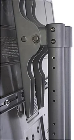 TV Stand With 2 Mounts For Windows, Fits Screen 32 To 65", Weighted Base W/Wheels -UZI Business Furniture Shop mbcntrwtbk tiltbracket7595 preview