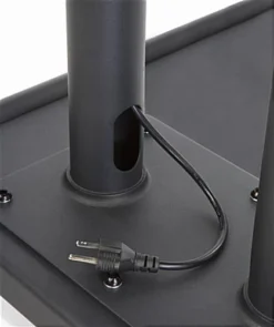 Extra Tall TV Stand W/ Mount For Screens 32 To 65", Weighted Base W/ Wheels - Black -UZI Business Furniture Shop mbffacestbk.ra4 preview