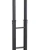 Extra Tall TV Stand W/ Mount For Screens 32 To 65", Weighted Base W/ Wheels - Black