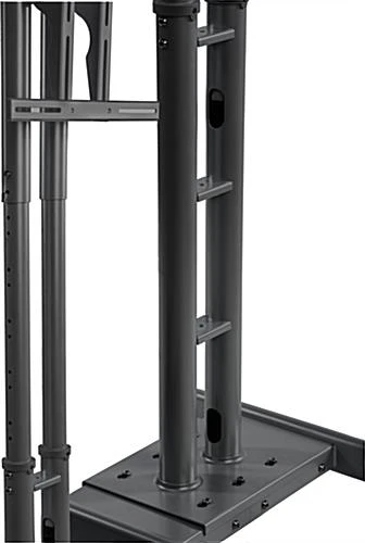 TV Stand W/ Wheels, Fits Monitors 32”-65”, Collapsible W/ Travel Case – Black 4 TV Stand W/ Wheels, Fits Monitors 32”-65”, Collapsible W/ Travel Case – Black - Image 4