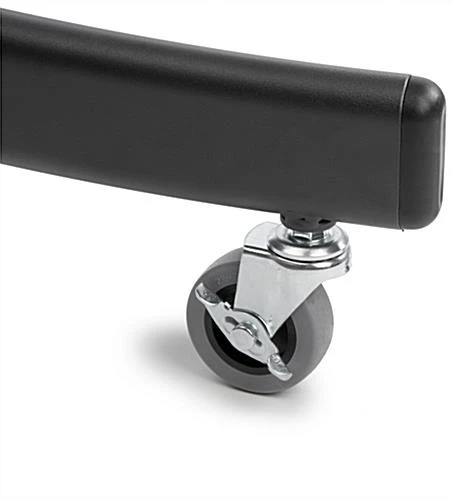 TV Stand W/ Wheels, Fits Monitors 32”-65”, Collapsible W/ Travel Case – Black 5 TV Stand W/ Wheels, Fits Monitors 32”-65”, Collapsible W/ Travel Case – Black - Image 5