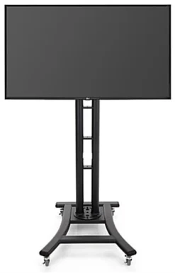 Black LED TV Stand Features 8 Height Adjustments And A Tilting Bracket 11 Black LED TV Stand Features 8 Height Adjustments And A Tilting Bracket -UZI Business Furniture Shop mbtvsbkbv2.ra2 preview