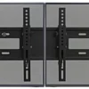 Video Wall Mount For (2) 26" - 32" TV Screens, Tilting Bracket - Black