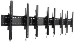 Video Wall Mount For (4) 30" - 60" TV Screens, Portrait, Tilting Bracket - Black -UZI Business Furniture Shop mnbd3060s4p.ra2 preview