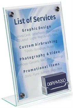 Workshop Series 8.5 X 11 Acrylic Sign Holder W/ Business Card Pocket, Slanted - Clear 9 Workshop Series 8.5 X 11 Acrylic Sign Holder W/ Business Card Pocket, Slanted - Clear -UZI Business Furniture Shop npsign85bc.ra3 preview