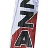 14’ Feather Flag & Ground Spike With Pre-Printed PIZZA Message – Red, White & Green