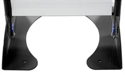 24 X 72 Outdoor Banner Flag Stand, Single Sided Print Graphic - Black -UZI Business Furniture Shop obs16bk.ra2 preview