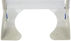 20 X 72 Outdoor Banner Flag Stand, Single Sided Print Graphic - Gray -UZI Business Furniture Shop obs16gr.ra2 preview 2