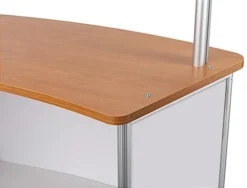 30"w Portable Counter W/ PET Sneeze Guard & Inner Shelf - Brown 13 30"w Portable Counter W/ PET Sneeze Guard & Inner Shelf - Brown -UZI Business Furniture Shop pcsgb.ra5 preview