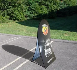 European Collapsible Banners Featuring Full-Color Digital Print