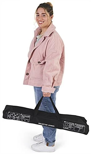 88 X 78 Projector Screen W/ Outdoor Stand & Ground Stakes, 100 In. Diagonal - White 5 88 X 78 Projector Screen W/ Outdoor Stand & Ground Stakes, 100 In. Diagonal - White - Image 5