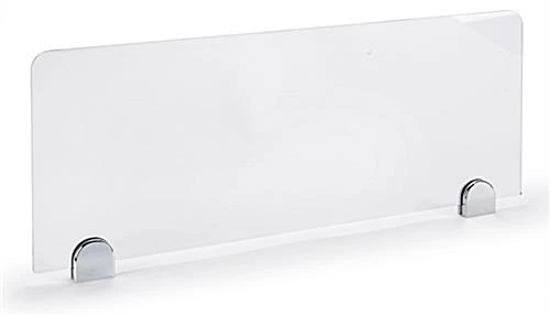 12 X 30 Divider Panel, Acrylic, Dry Erase, Permanent Mounting – Clear 1 12 X 30 Divider Panel, Acrylic, Dry Erase, Permanent Mounting – Clear