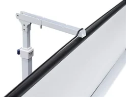 63 X 36 Projector Screen With Tripod Stand, 72-inch Retractable Screen - Black -UZI Business Furniture Shop prstri72.ra7 preview