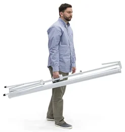 63 X 36 Projector Screen With Tripod Stand, 72-inch Retractable Screen - Black -UZI Business Furniture Shop prstri72.ra9 preview