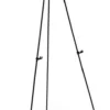 Display Easel For Floor, Standard Tripod Design, Portable - Black