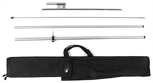 8' Real Estate Feather Flag W/ Ground Spike FOR SALE Message - Red 2 8' Real Estate Feather Flag W/ Ground Spike FOR SALE Message - Red - Image 2