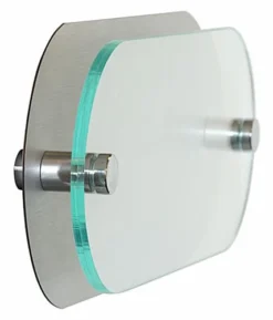 Workshop Series 10 X 4 Oval Door Sign, Standoffs & Film Sheets – Silver -UZI Business Furniture Shop rsign104omd.ra3 preview