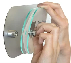 Workshop Series 10 X 4 Oval Door Sign, Standoffs & Film Sheets – Silver -UZI Business Furniture Shop rsign104omd.ra4 preview