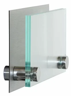 Workshop Series 6 X 3 Door Sign W/ Acrylic Plates, Standoffs & Film Sheets – Silver -UZI Business Furniture Shop rsign63md.ra3 preview