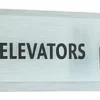 Workshop Series 8 X 2 Door Sign W/ Acrylic Plates, Standoffs & Film Sheets – Silver