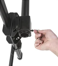 Ceiling TV Mount For Monitors 37"-70”, 360° Rotation, Tilt, Adjustable Height - Black -UZI Business Furniture Shop slc3770lbk.ra11 preview