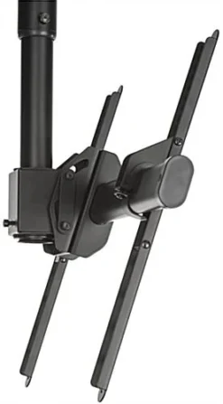 Ceiling TV Mount For Monitors 37"-70”, 360° Rotation, Tilt, Adjustable Height - Black -UZI Business Furniture Shop slc3770lbk.ra8 preview