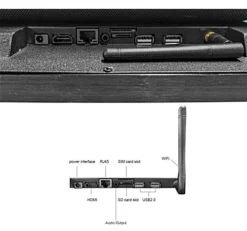 21.5" Digital Backpack With LCD Screen, Android 7.1 OS - Black 22 21.5" Digital Backpack With LCD Screen, Android 7.1 OS - Black -UZI Business Furniture Shop smbds21.ra6c preview