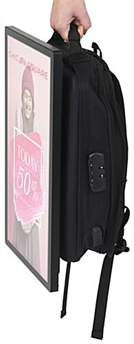 21.5" Digital Backpack With LCD Screen, Android 7.1 OS - Black 11 21.5" Digital Backpack With LCD Screen, Android 7.1 OS - Black - Image 11