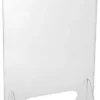 Countertop Sneeze Shield, Polycarbonate, Vertical Orientation - Clear
