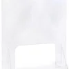Countertop Sneeze Shield W/ Large Pass-Through, Acrylic, Single Panel - Clear