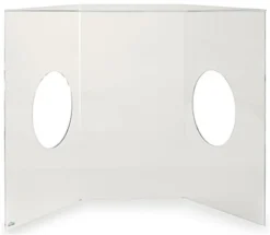 Countertop Sneeze Shield With Arm Openings, Acrylic, Three Panels - Clear 6 Countertop Sneeze Shield With Arm Openings, Acrylic, Three Panels - Clear -UZI Business Furniture Shop smsdats1.ra2 preview
