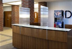 Extended Countertop Sneeze Shield, Polycarbonate, Single Panel - Translucent -UZI Business Furniture Shop smsdeecbclr.ra5 preview