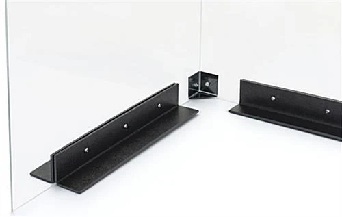 Corner Countertop Sneeze Shield, Polycarbonate, 2 Panels - Clear 3 Corner Countertop Sneeze Shield, Polycarbonate, 2 Panels - Clear - Image 3