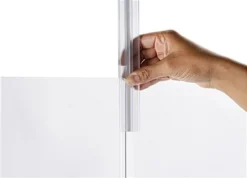 Modular Acrylic Sneeze Shields W/ Feet And Expandable Hinges - Clear -UZI Business Furniture Shop smsdmab.ra2 preview