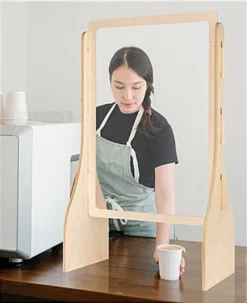 Countertop Sneeze Shield, Plywood With Polyester Window - Maple 14 Countertop Sneeze Shield, Plywood With Polyester Window - Maple -UZI Business Furniture Shop smsdwcbc1.ra5 preview