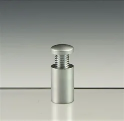 1/2 X 3/4 Through Grip Standoffs, Round, Set Of 4 - Silver