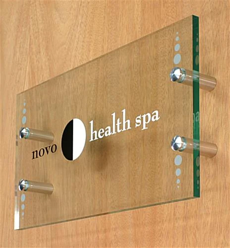 5/8 X 1-1/2 Through Grip Standoffs, Round, Aluminum, Set Of 4 - Silver 2 5/8 X 1-1/2 Through Grip Standoffs, Round, Aluminum, Set Of 4 - Silver - Image 2