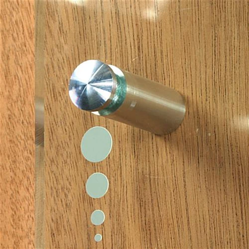 5/8 X 1-1/2 Through Grip Standoffs, Round, Aluminum, Set Of 4 - Silver 6 5/8 X 1-1/2 Through Grip Standoffs, Round, Aluminum, Set Of 4 - Silver - Image 6